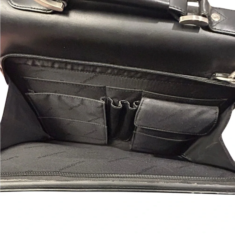 Samsonite 1910‎ Heritage Traveler Faux Leather Business Briefcase 14”